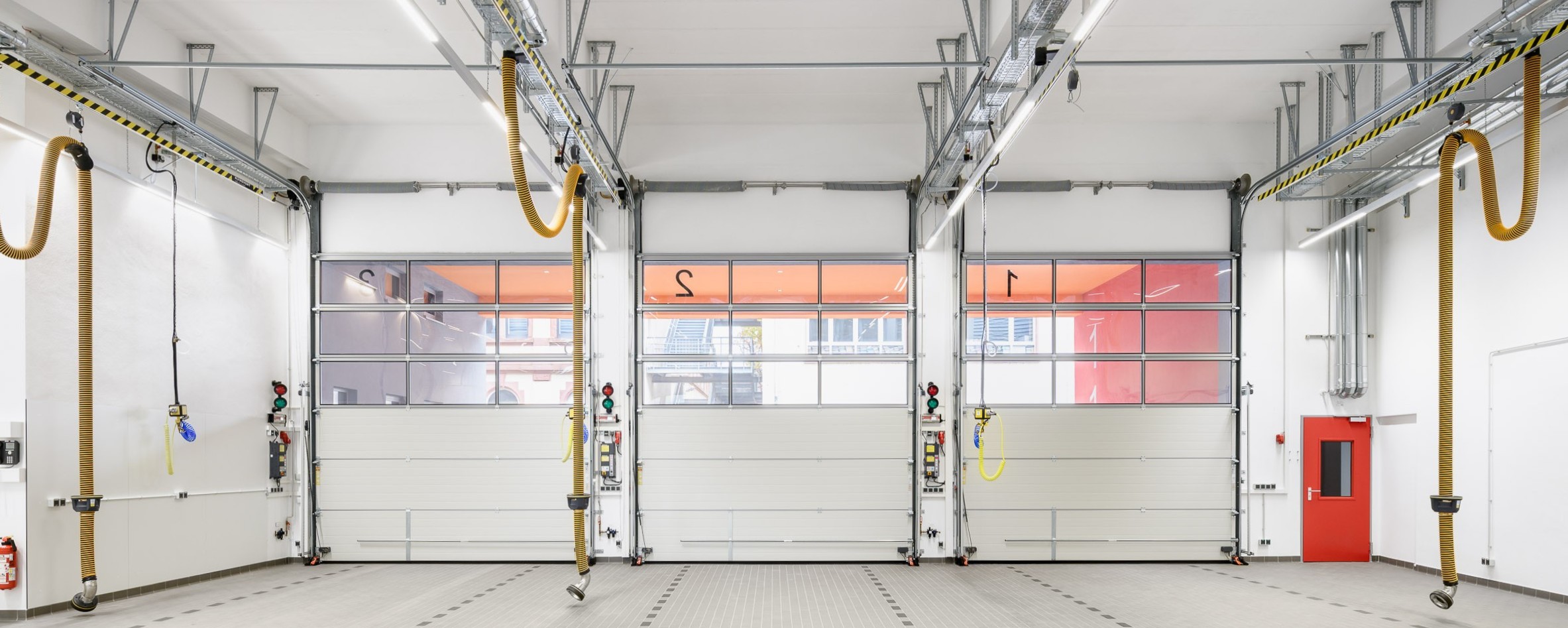 Fahrzeughalle der FF Griesheim | Neubau 2025 | Foto © Moritz Bernoully