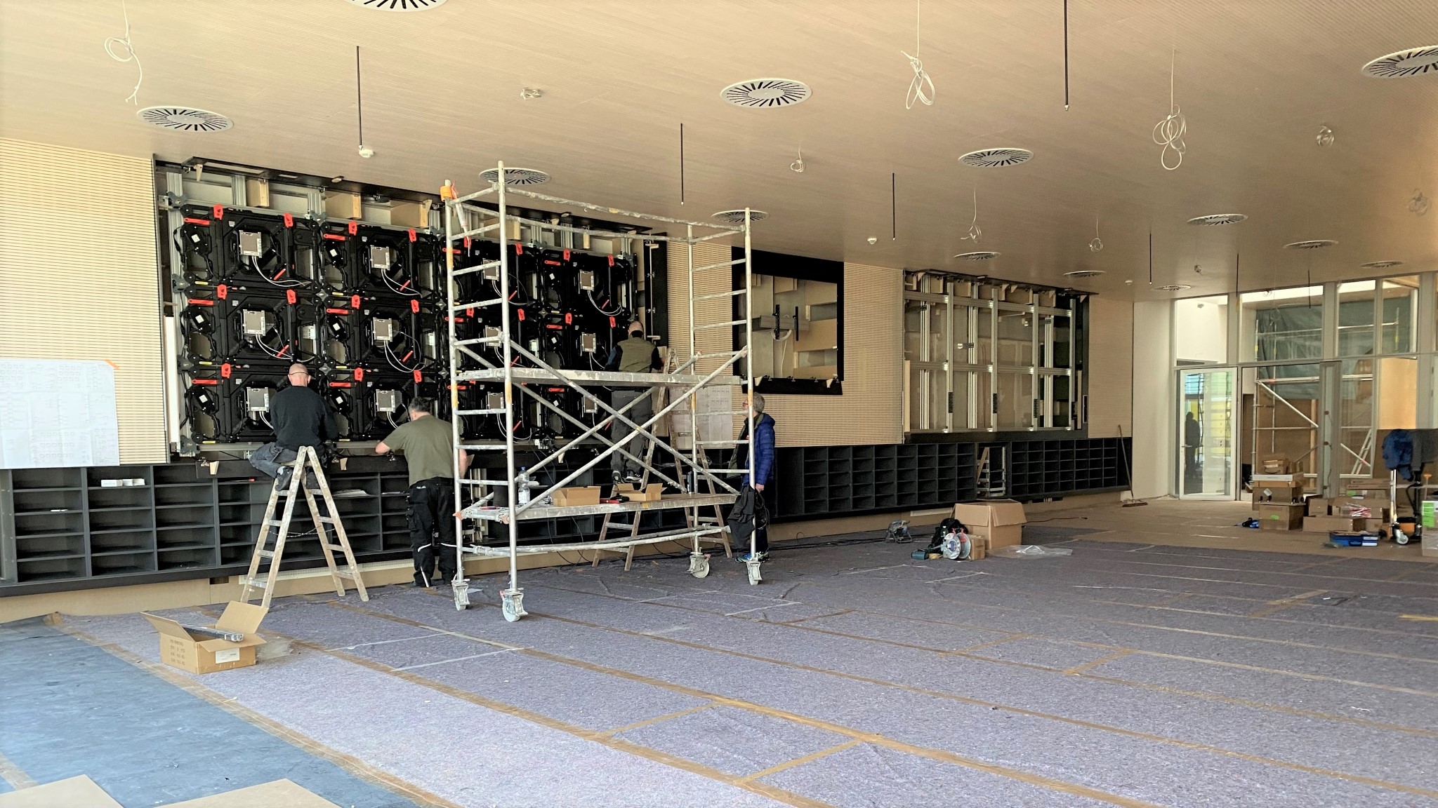 Umbau der Zentralen Leitstelle im BKRZ | Foto © BKRZ GmbH & Co. KG
